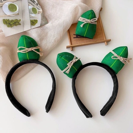 Dragon Boat Festival zongzi hair bands, headwear, traditional clothing hair bands, children's hair bands, Hanfu headwear Dragon Boat Festival zongzi hair bands, headwear, traditional clothing hair bands, children's hair bands, Hanfu headwear
